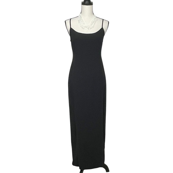 Laundry By Shelli Segal Dresses & Skirts - VTG Laundry Shelli Segal Lace Up Corset Back Maxi Dress 8 Evening Whimsigoth Y2K